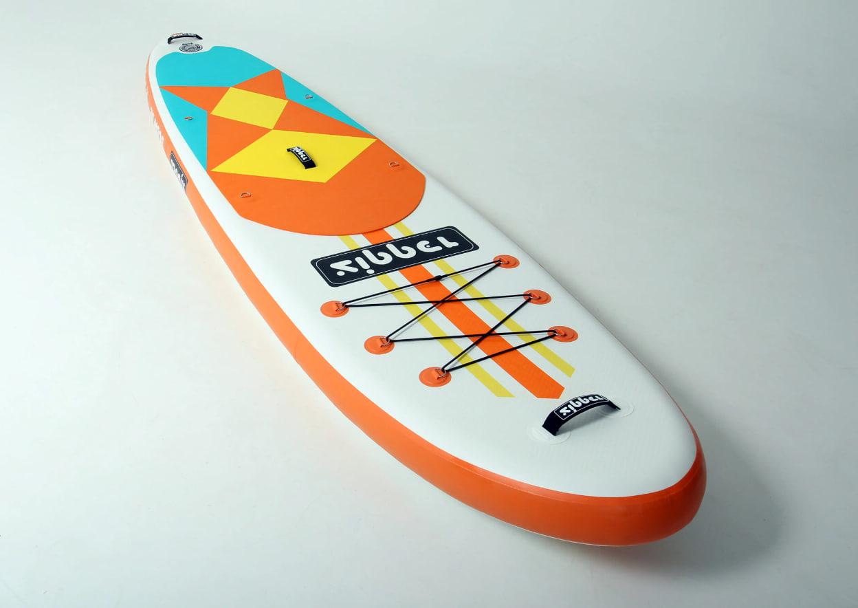 Надувная доска SUP Board (Сап Борд) ZIPPER BORNLINE 11' ORANGE - фото 4 - id-p227299600