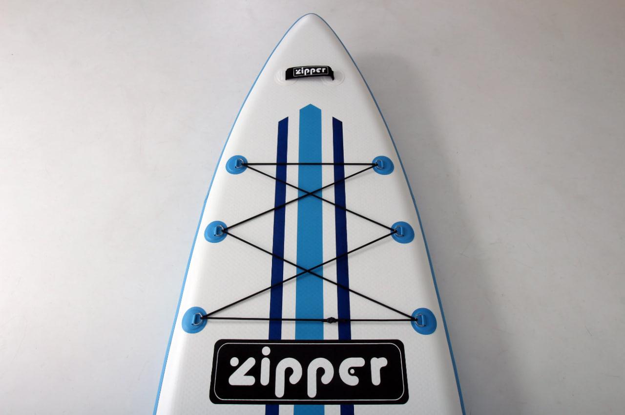 Надувная доска SUP Board (Сап Борд) ZIPPER BORNLINE 12'6'' TURING BLUE - фото 2 - id-p227299601