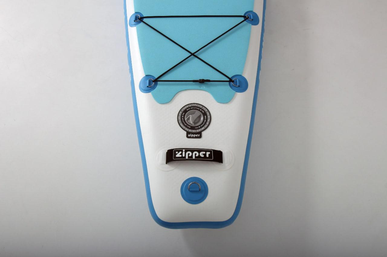Надувная доска SUP Board (Сап Борд) ZIPPER BORNLINE 12'6'' TURING BLUE - фото 4 - id-p227299601