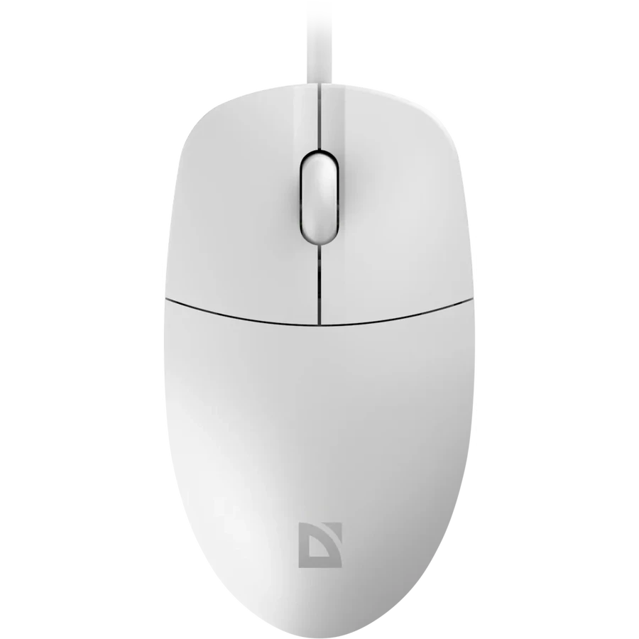 Мышь проводная оптическая Defender Azora MB-241, 1200dpi, белый 556865