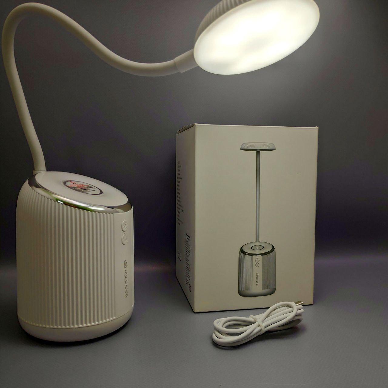 Настольный светодиодный светильник с увлажнителем воздуха модель QW-TD09 емкость 280 ml (3 режима свечения, 2 - фото 3 - id-p224289056