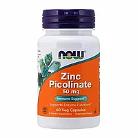 Цинк ZINC PICOLINATE 50мг NOW Foods, 60 веган.капс.