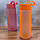 Бутылка для воды Aura 500 мл. / Матовая, свободная от бисфенола А, Голубой, фото 4