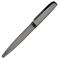 Ручка шариковая матовая Ontario металлическая, серая/темно-серая