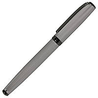 Ручка роллер матовая Ontario металлическая, серая/темно-серая