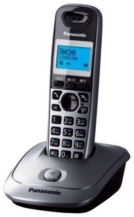 Телефон KX-TG2511RU Panasonic беспроводной серый - фото 1 - id-p227302409