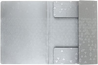 Папка пластиковая на резинке Berlingo Metallic толщина пластика 0,6 мм, сиреневый металлик