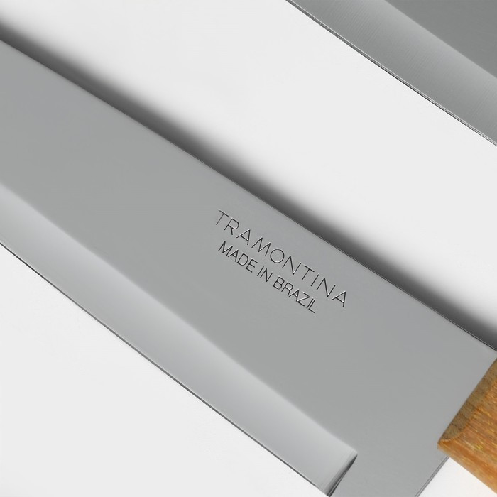 Набор кухонных ножей TRAMONTINA «Поварская тройка», 3 предмета: лезвие 12,5 см, 17,5 см, 23 см, ручка - фото 4 - id-p227302603