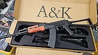Детский штурмовой автомат Калашникова AK 47 АК47 из металла орбизы на аккумуляторе Премиум качество 2 вида