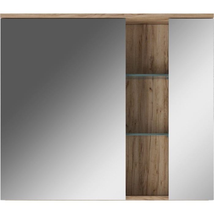 Зеркало шкаф для ванной комнаты Домино Fortuna 80, левый - фото 2 - id-p227303405