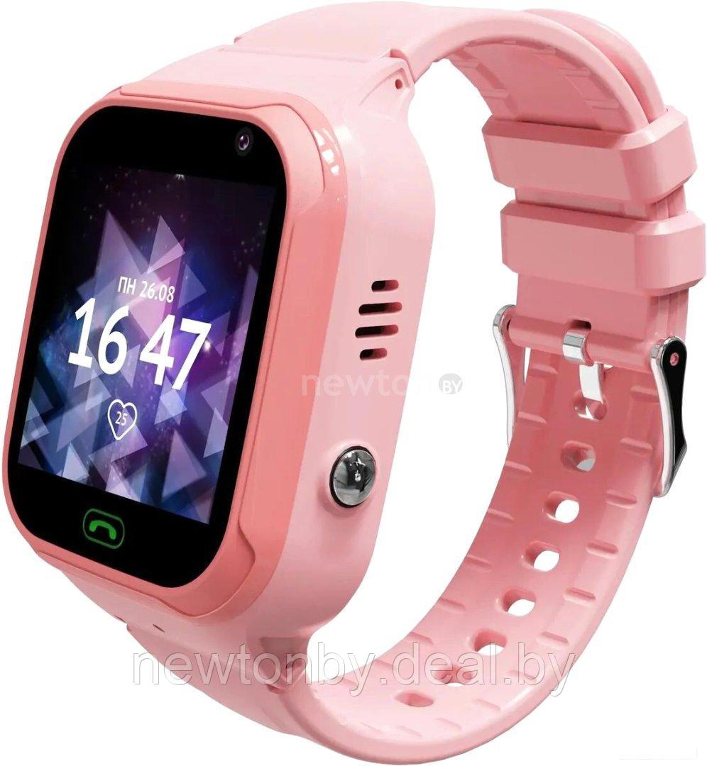 Детские умные часы Aimoto Omega 4G (розовый) - фото 1 - id-p227303523