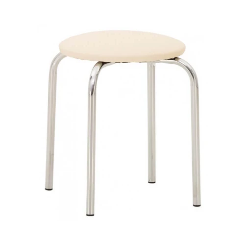 Табурет SITUP CHICO chrome молочный 40 см