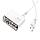 Сетевое зарядное устройство Hoco N36 6 портов (3 USB+3 Type-C (PD65W)) цвет: белый, фото 2