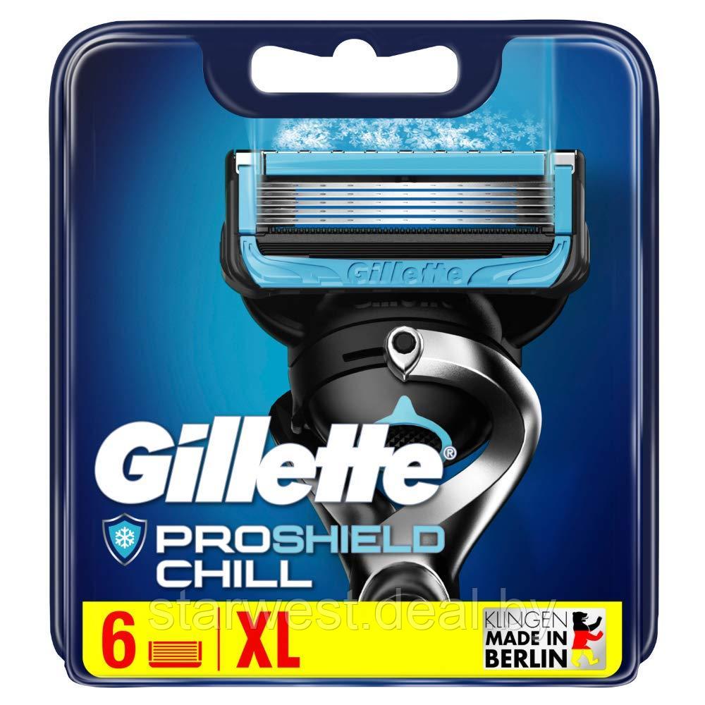 Gillette Fusion 5 Proshield Chill 6 шт. Мужские сменные кассеты / лезвия для бритья - фото 2 - id-p180832903
