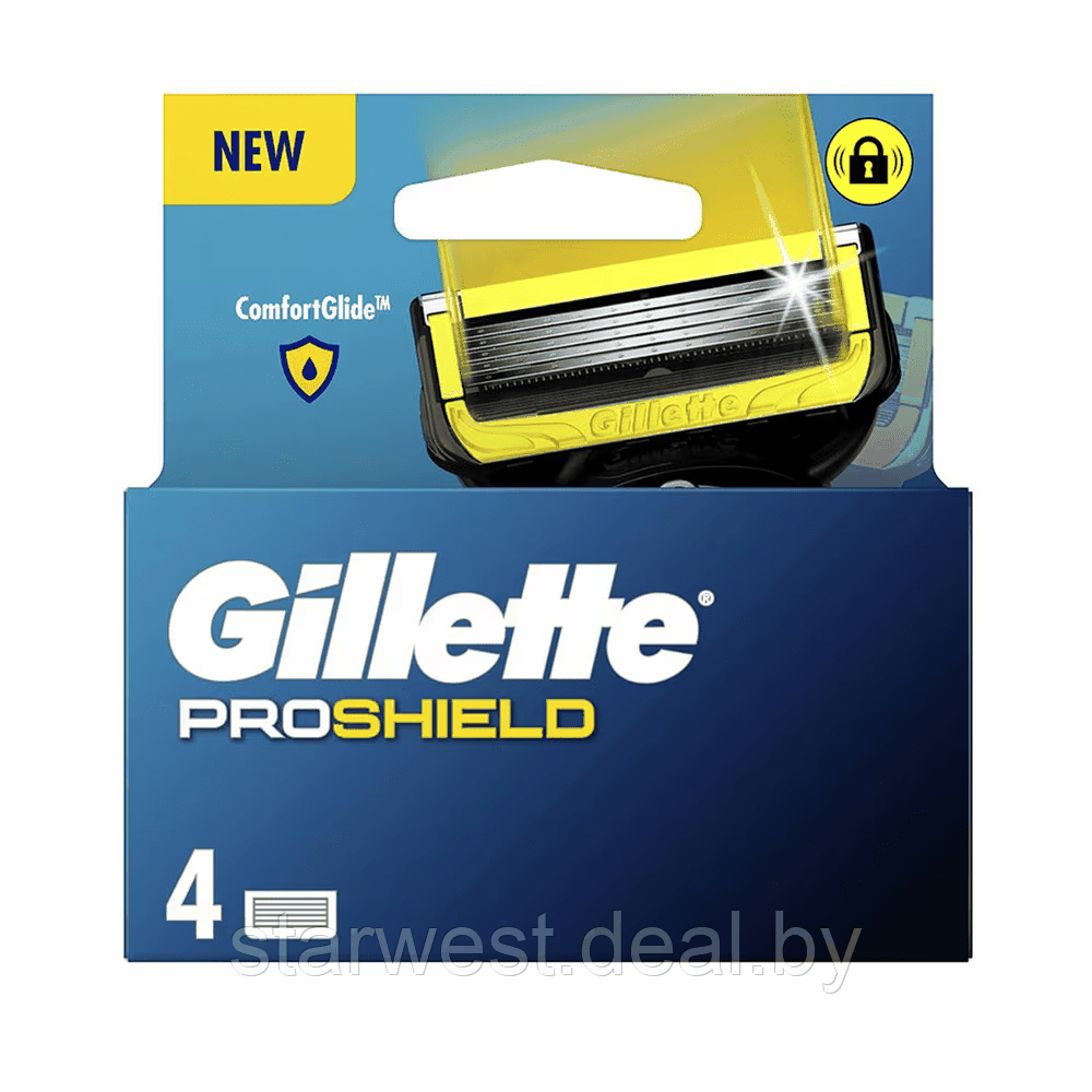 Gillette Fusion 5 Proshield 4 шт. Мужские сменные кассеты / лезвия для бритья - фото 3 - id-p172073103