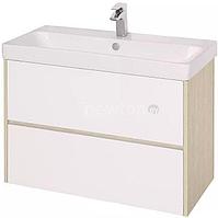 Мебель для ванных комнат Акватон Тумба с умывальником Сканди 70 1A2519K0SDB20 (белый/дуб верона)