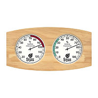 Термометр с гигрометром Банная станция, Большой Размер 50х25,5х3см