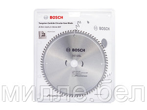 Диск пильный 254х30 мм 80 зуб. универсальный ECO ALUMINIUM BOSCH ( твердоспл. зуб)