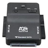 Адаптер-переходник для HDD AgeStar 3FBCP1 IDE SATA пластик черный 2.5" 3.5"