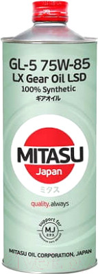 Трансмиссионное масло Mitasu LX Gear Oil 75W85 LSD / MJ-415-1 - фото 1 - id-p227308467