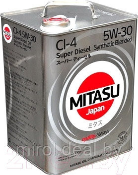 Моторное масло Mitasu Super Diesel 5W30 / MJ-220-6 - фото 1 - id-p227308564