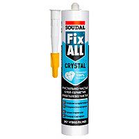 Клей герметик Soudal Fix All Crystal гибридный SMX полимер, 290 мл