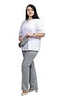 Медицинская женская блуза хирургичка (цвет белый), фото 8