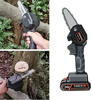 Мини-пила аккумуляторная Mini Electric Chainsaw