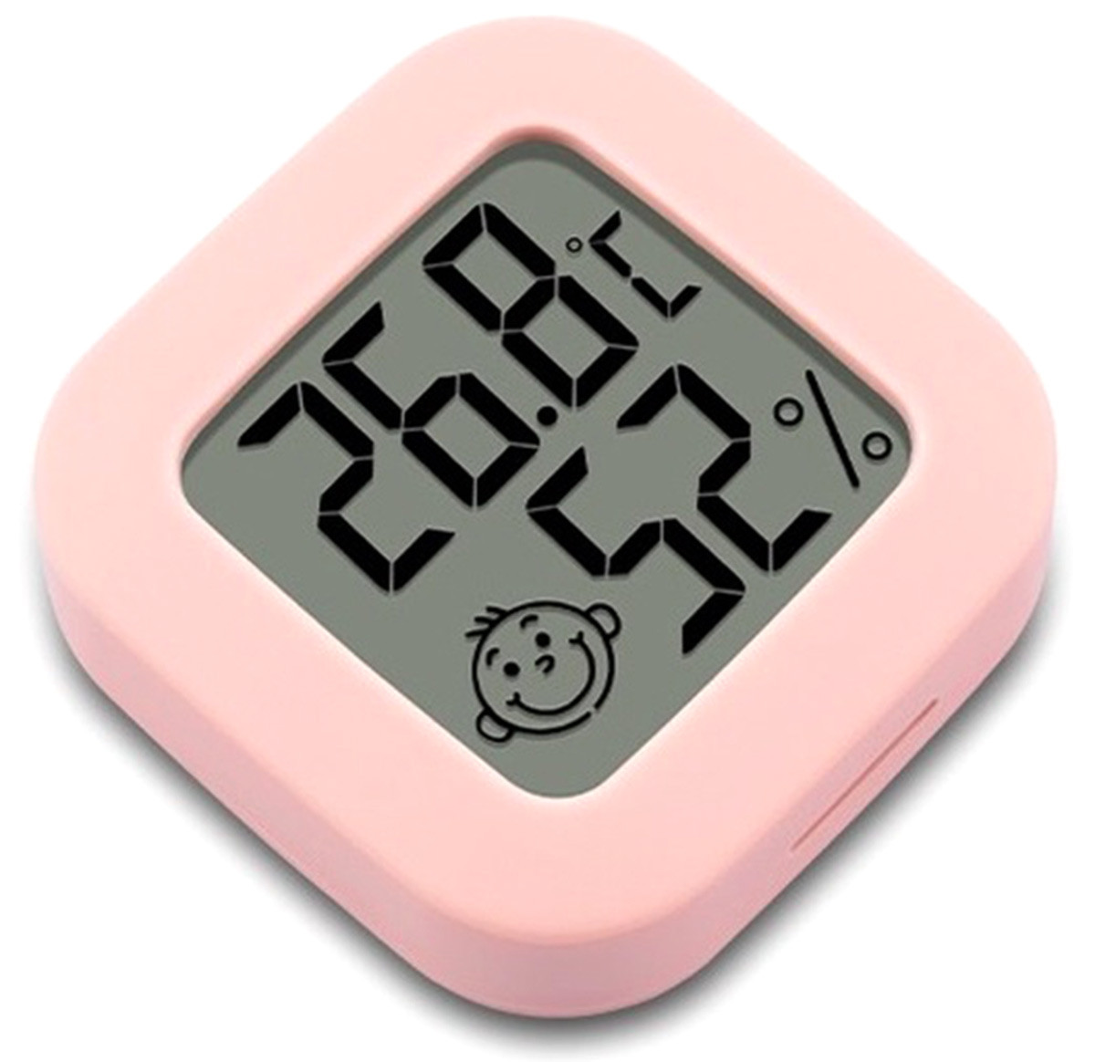 Комнатный термометр гигрометр розовый SiPL - фото 2 - id-p227318238