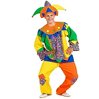 Карнавальный костюм для взрослых Скоморох Петрушка