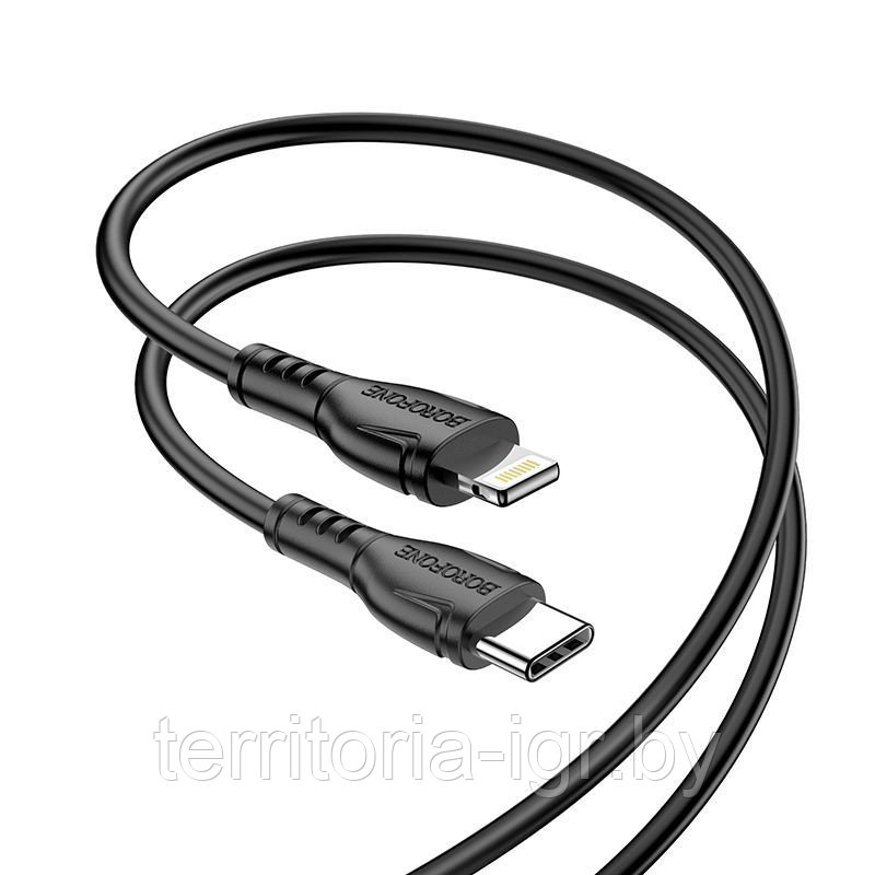 Дата-кабель BX51 Type-C to Lightning (2.4 A 1 м.) черный Borofone - фото 2 - id-p80838047