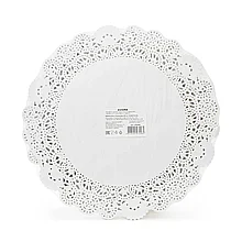 Ажурная салфетка сервировочная Aviora, круглая, диаметр 28 см, 250 шт