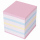 Блок для записей STAFF проклеенный, куб 9×9×9 см, цветной, чередование с белым, 129208 - фото 2 - id-p227318593