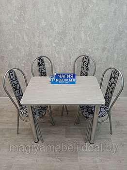 Комплект С-13.1: стол и 4 стула со спинкой
