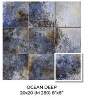 Универсальная плитка (керамогранит) Mainzu Ocean Deep 20x20 см