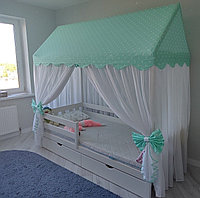 Детская кровать-домик "Киндер" (80х180, 90х200 см) Массив сосны