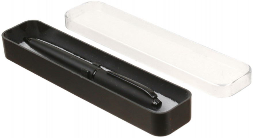 Ручка подарочная шариковая автоматическая Luxor Nero корпус черный, стержень синий - фото 2 - id-p227280905