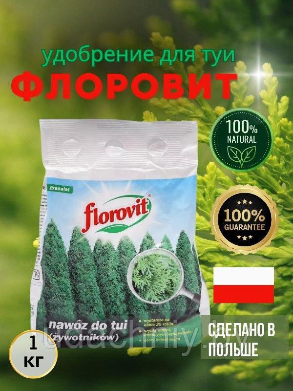 Удобрение Флоровит для туй. 1 кг.