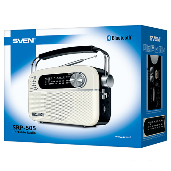 Радиоприемник SVEN SRP-505 (белый) - фото 7 - id-p225926492