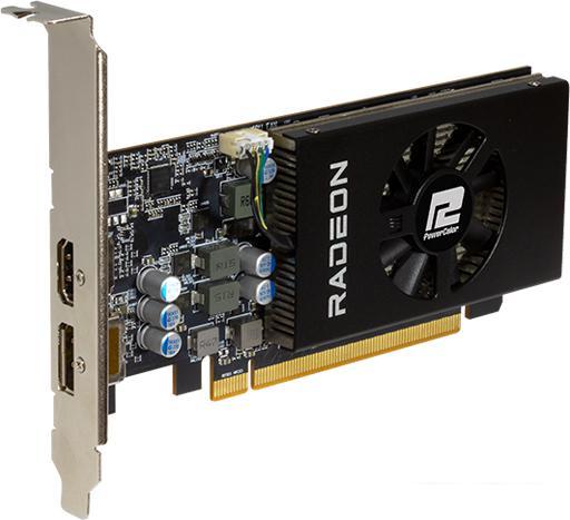 Видеокарта PowerColor Radeon RX 6400 Low Profile 4GB GDDR6 AXRX 6400 LP 4GBD6-DH - фото 1 - id-p226706360