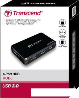 USB-хаб Transcend TS-HUB3K - фото 3 - id-p227301200