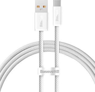 Кабель Baseus Dynamic Series Fast Charging Data Cable 100W USB Type-A - USB Type-C (1 м, белый)