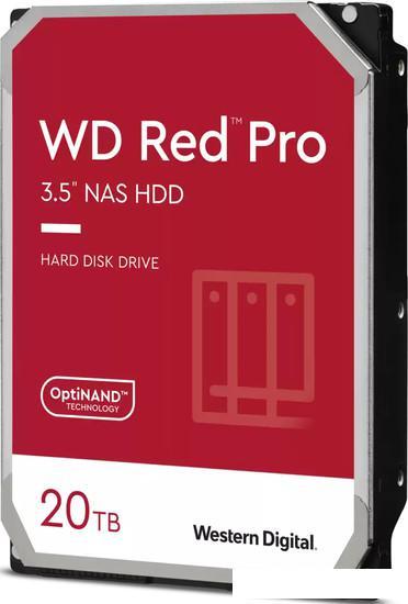Жесткий диск WD Red Pro 20TB WD201KFGX - фото 1 - id-p227301700