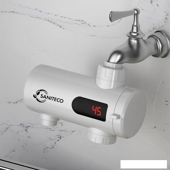 Проточный электрический водонагреватель на кран Saniteco WM-004 (белый) - фото 3 - id-p227203314