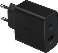 Сетевое зарядное устройство Samsung EP-TA220, USB-C + USB-A, 35Вт, 3A, черный [ep-ta220nbegww]