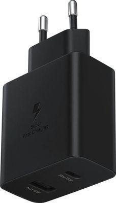 Сетевое зарядное устройство Samsung EP-TA220, USB-C + USB-A, 35Вт, 3A, черный [ep-ta220nbegww] - фото 2 - id-p227165668