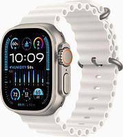 Смарт-часы Apple Watch Ultra 2 A2986, 49мм, титан / белый [mrej3lw/a]