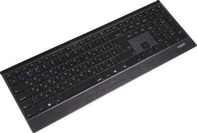 Клавиатура Rapoo E9500M, USB, Bluetooth/Радиоканал, черный [18948] - фото 4 - id-p226357269