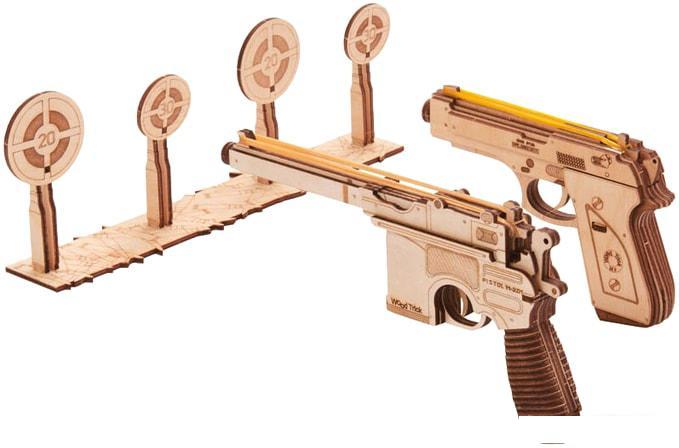 Набор игрушечного оружия Wood Trick Набор пистолетов 1234-10-21 - фото 1 - id-p225926539