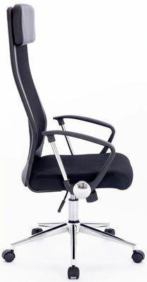Кресло BRABIX Flight R EX-541, на колесиках, сетка/ткань/эко.кожа, 1шт. в комплекте черный [532517] - фото 5 - id-p227165883